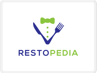 Logotipo de Restopedia destacando soluciones empresariales avanzadas.